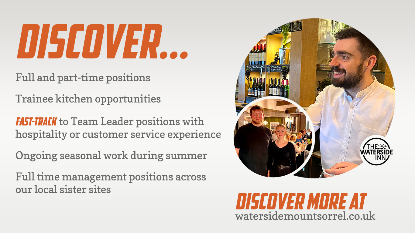 Waterside careers ad Waterside careers ad